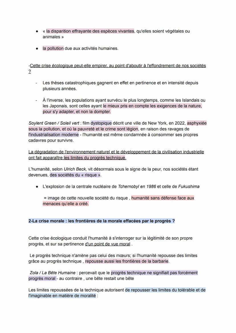 << L'humain et ses limites » pose la question de «<l'extension des capacités humaines liée à la
technique » :
●
le perfectionnement des « ma