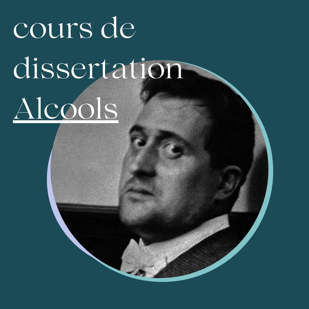 cours de
dissertation
Alcools La forme poétique
Tradition
Moderne la forme poétique
but d'apollinaire: - créer une poésie nouvelle
1. tradit