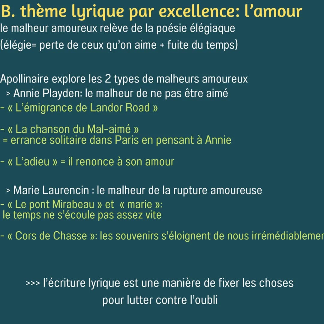 cours de
dissertation
Alcools La forme poétique
Tradition
Moderne la forme poétique
but d'apollinaire: - créer une poésie nouvelle
1. tradit