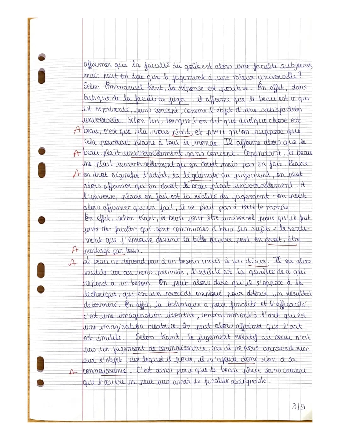 Duchorrozat Romanée
(200
Dissertation de philosophie
Magnifique!
ти
16/12/20
R
Emmanuel Kant, philosophe allemand du XVIII
siècle, affirme d