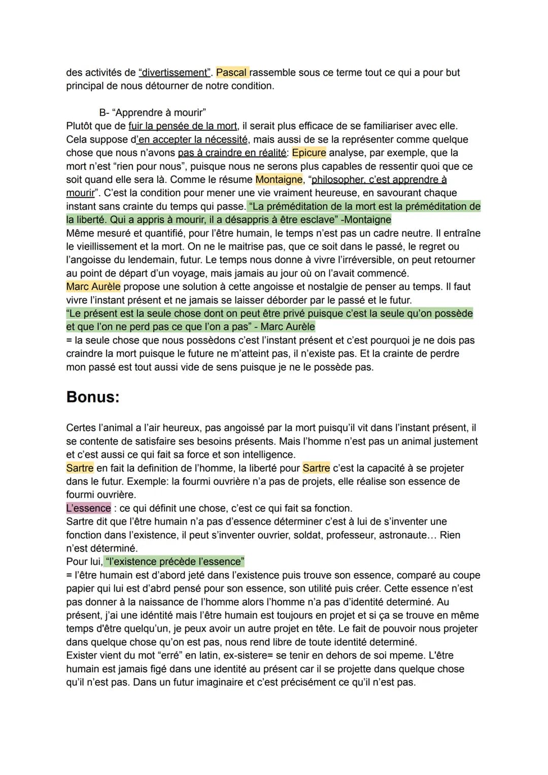 Le temps
constitue avec l'espace une des dimensions de notre expérience de la réalité.
se manifeste comme un mouvement permanent par lequel 