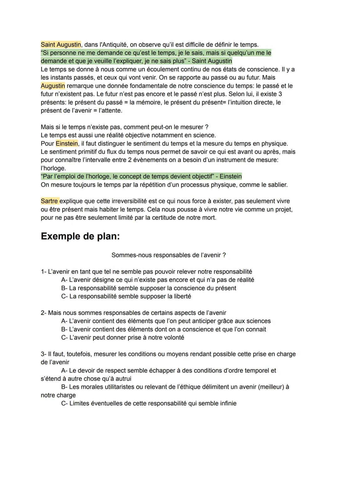 Le temps
constitue avec l'espace une des dimensions de notre expérience de la réalité.
se manifeste comme un mouvement permanent par lequel 