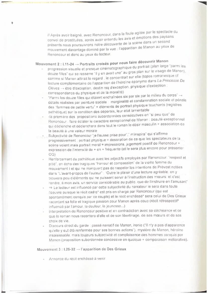 5
10
15
20
25
30
Objet d'étude 2: LE ROMAN ET LE RÉCIT DU MOYEN-AGE AU XXI SIRCLE
Cuvre Intégrale - Manon Lescaut- LECTURE LINEAIRE 6
Je pri
