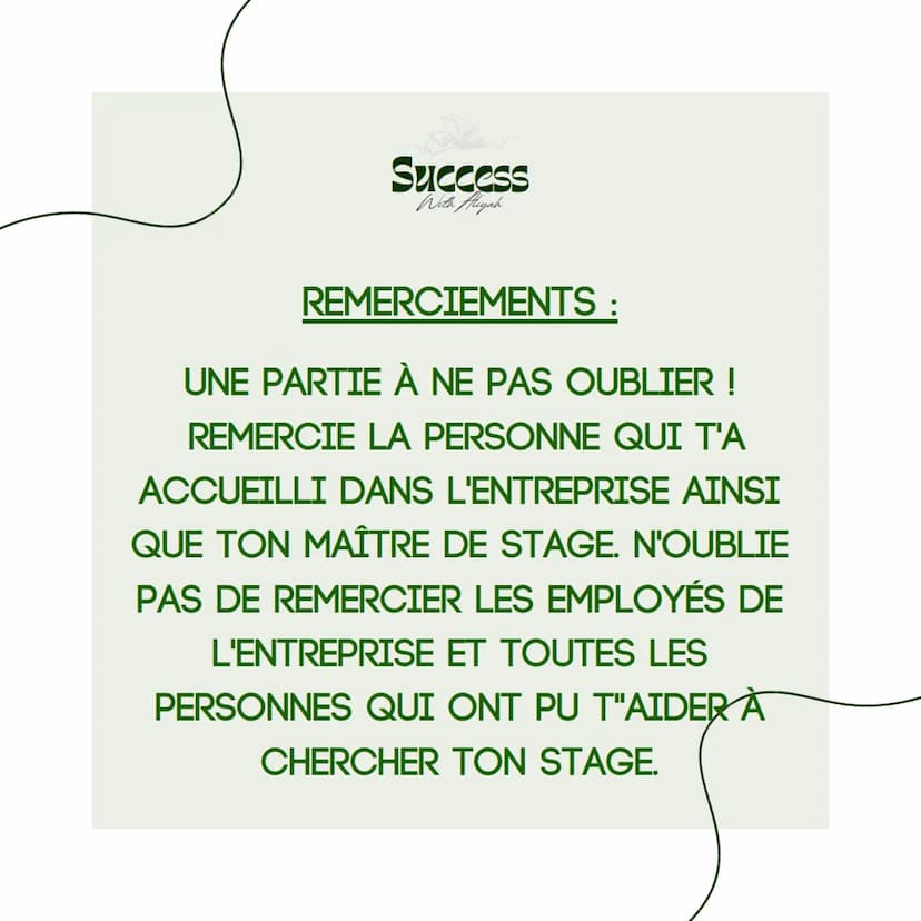 Success
With Aliyah
LE RAPPORT
DE STAGE
seme Success
With Aliyah
LE RAPPORT DE STAGE EST LE
COMPTE-RENDU QUI PERMET DE
COMPRENDRE TES MISSIO