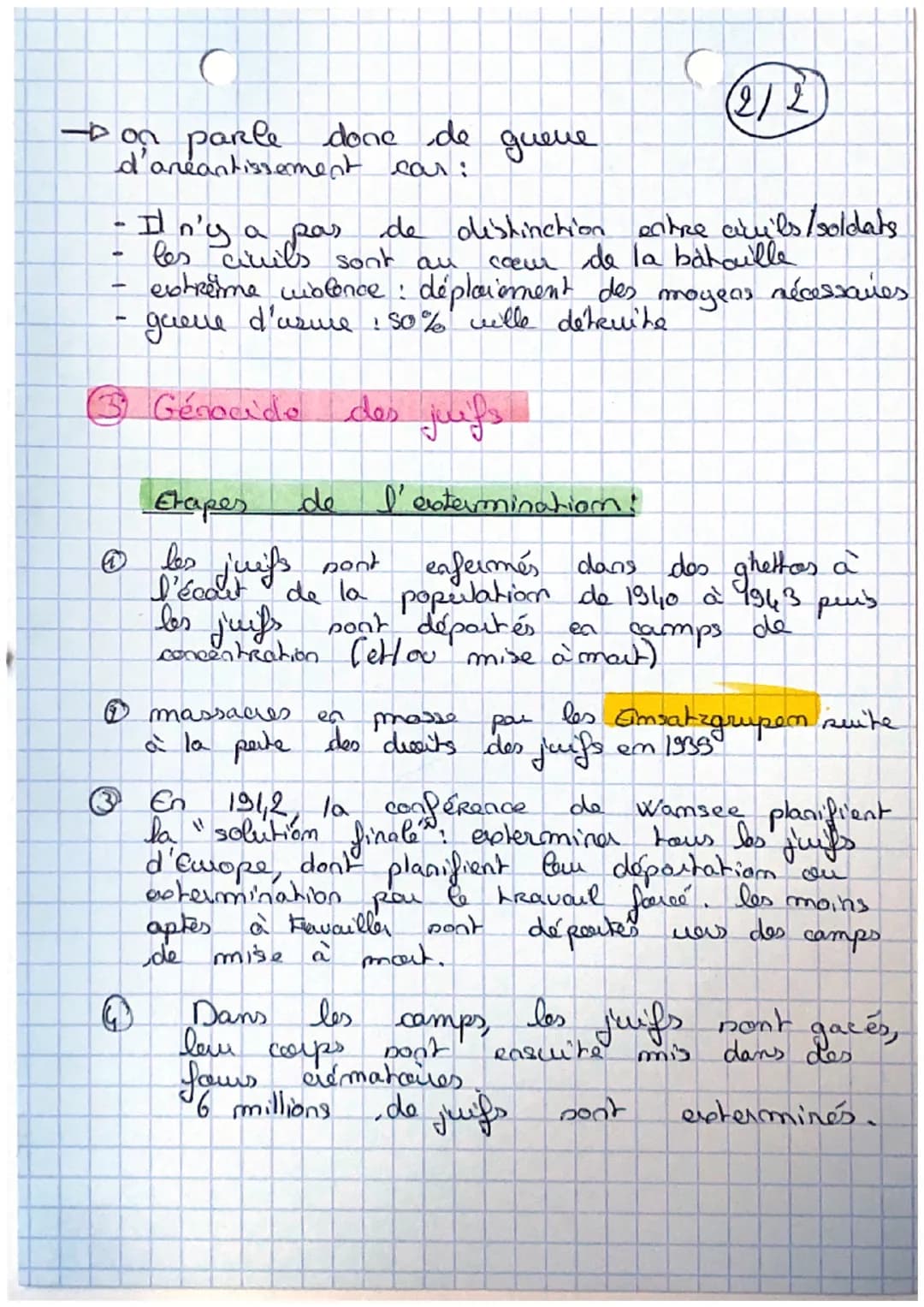 Hristove:
chapitre 3
La Seconde Gueve Condiale,
d'améadhissement.
Em
C
Lune
quar
quelle
and
412
d'améantissement ?
quere
Gueve loadiate est
