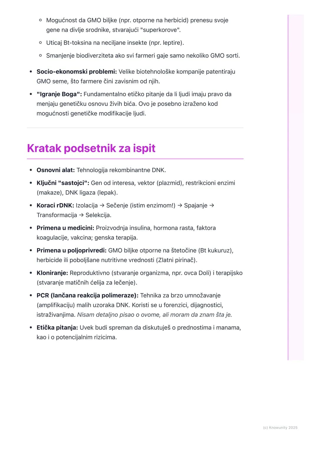 # Genetičko inženjerstvo i
biotehnologija

Uvod u genetičko inženjerstvo i
biotehnologiju

Genetičko inženjerstvo je skup tehnika kojima se 