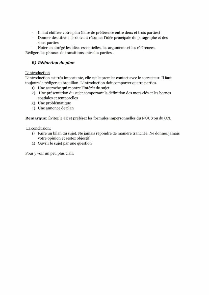 Il faut environ 2h30 pour cette partie qui est sur 10 points.
1ère étape: Analyser la question posée
Conseil: faites le avant de lire les do