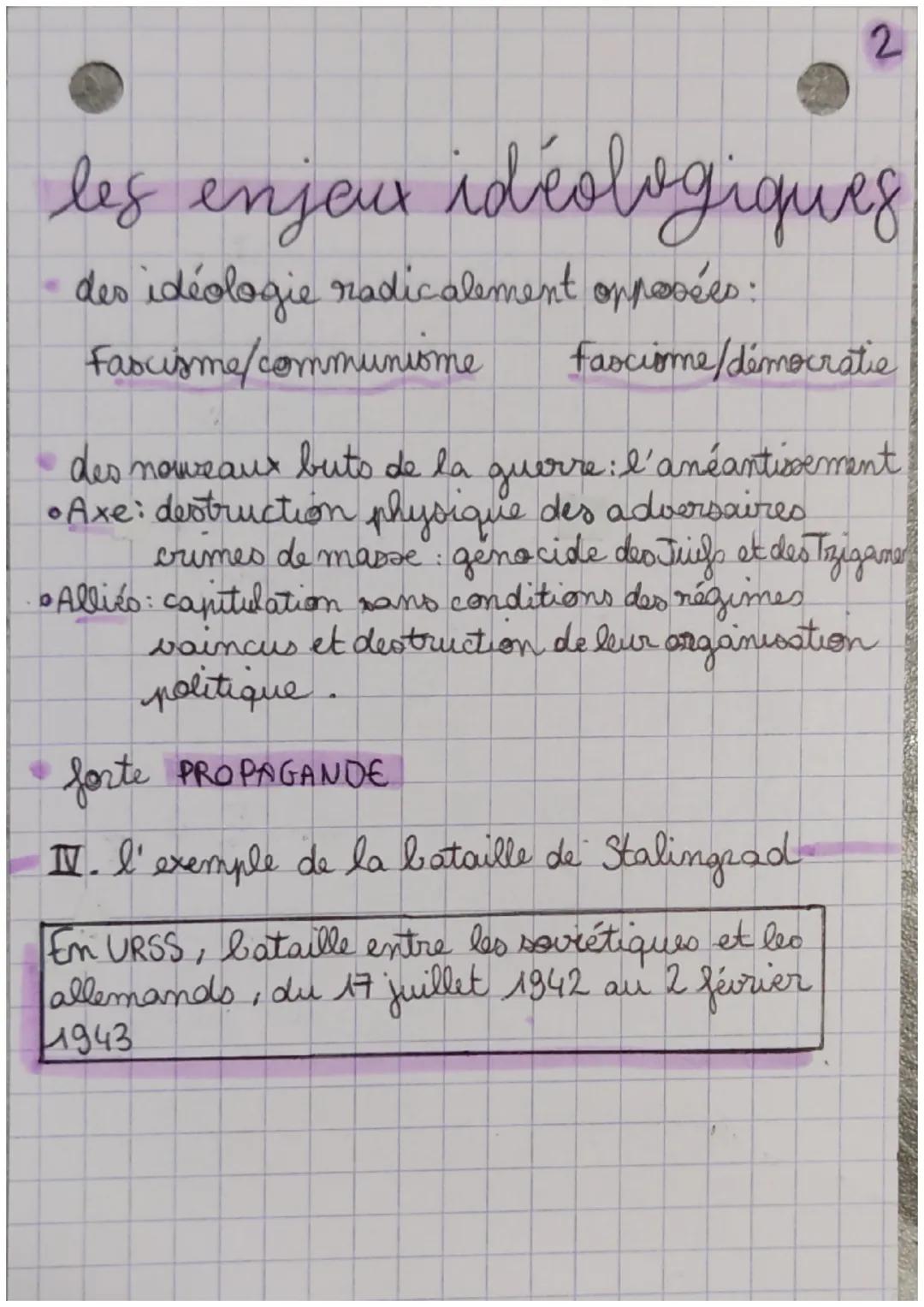 1
• histoire •
» la seconde Guerre Mondiale «
De 1939 à 1945, la seconde guerre mondiale
est une guerre d'anéantissement
d'anéantissement qu