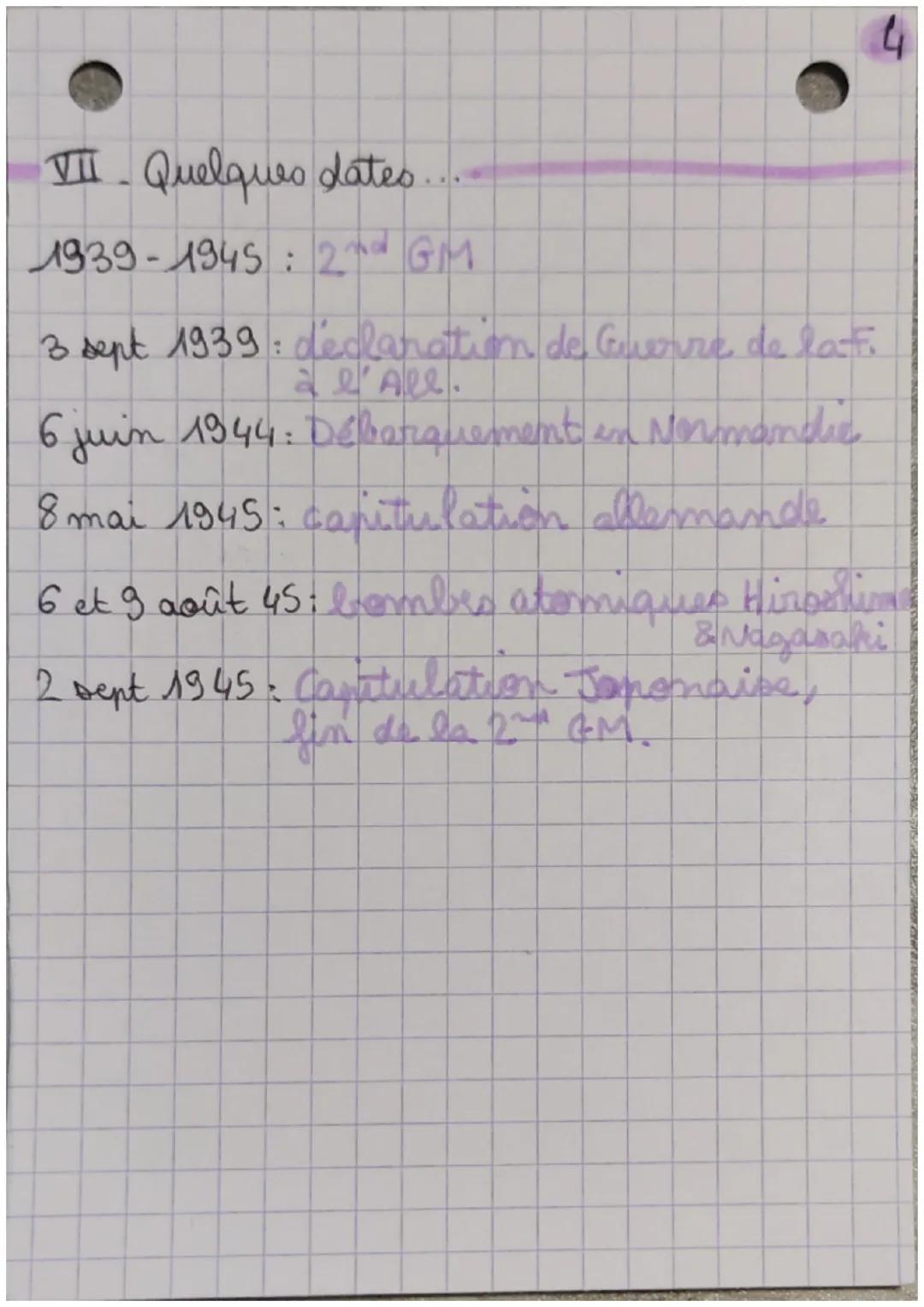 1
• histoire •
» la seconde Guerre Mondiale «
De 1939 à 1945, la seconde guerre mondiale
est une guerre d'anéantissement
d'anéantissement qu