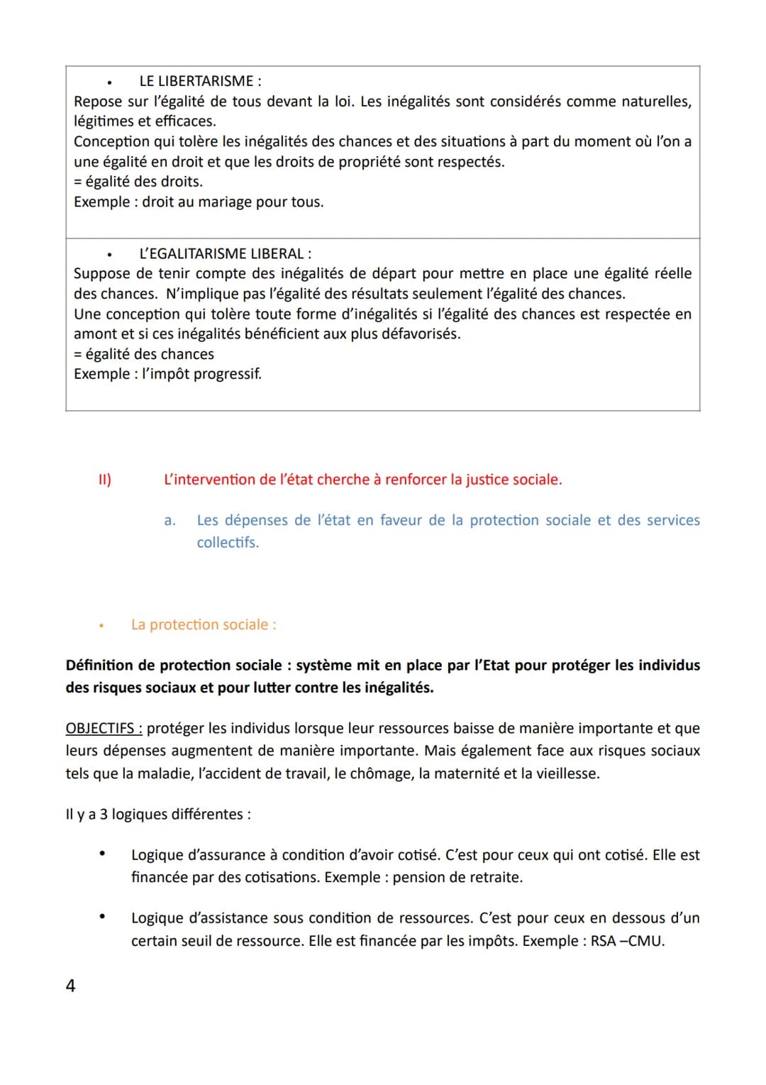 Chapitre 3 : Quelles inégalités sont compatibles avec les différentes conceptions de la justice
sociale
Sociologie - économie.
Problématique