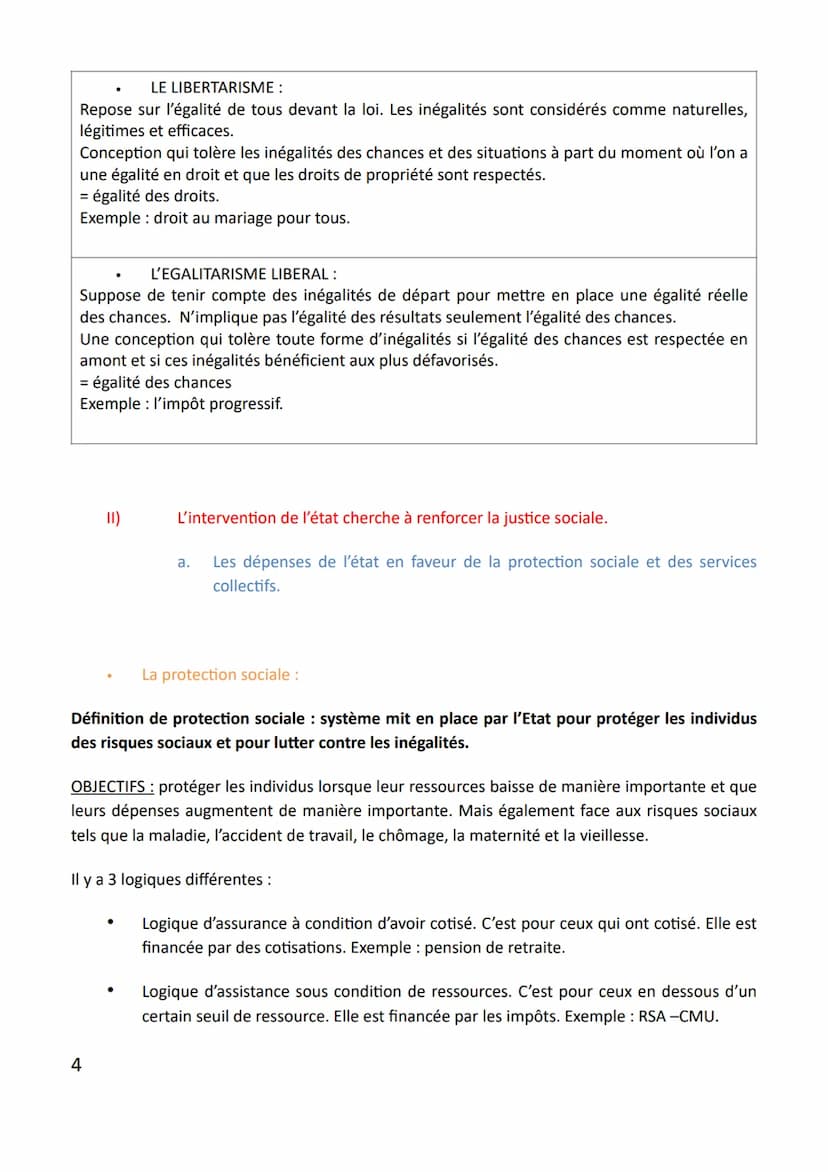 Chapitre 3 : Quelles inégalités sont compatibles avec les différentes conceptions de la justice
sociale
Sociologie - économie.
Problématique