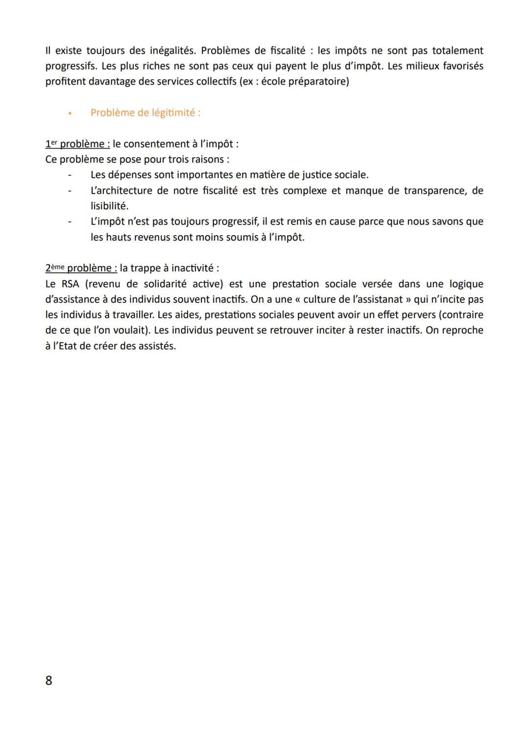 Chapitre 3 : Quelles inégalités sont compatibles avec les différentes conceptions de la justice
sociale
Sociologie - économie.
Problématique