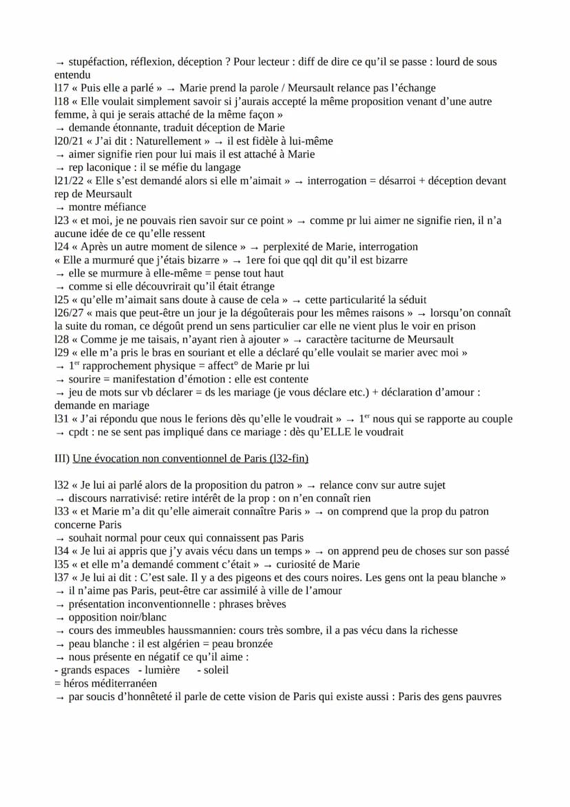 Analyse: L'étranger, A.Camus
Introduction: A.Camus est un des hommes qui a marqué la littérature du 20e siècle. Profondément
humaniste et s'
