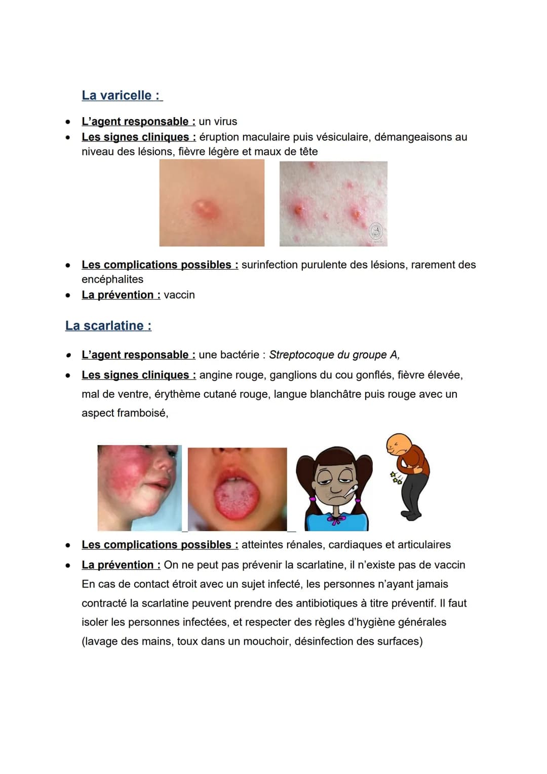 ●
BILAN: les maladies infectieuses de l'enfant
Objectif 1: Enoncer les principales maladies infectieuses de l'enfant
Parmi les principales m