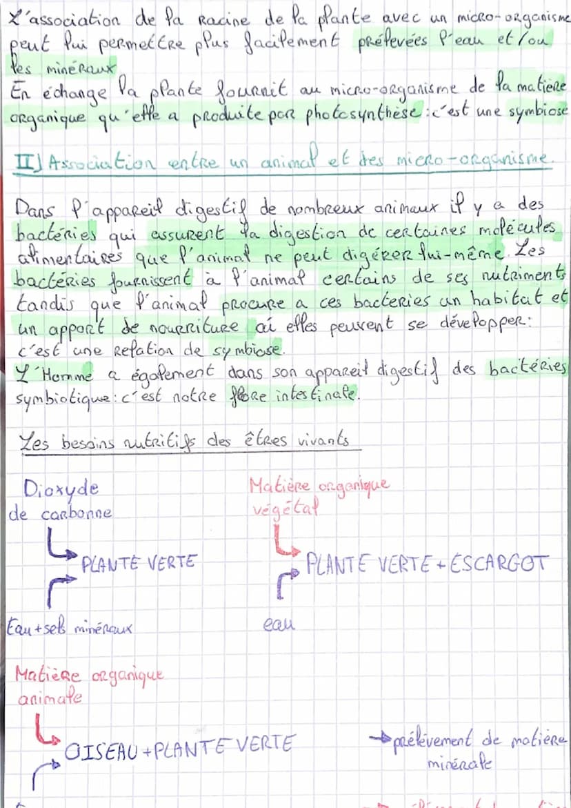 Micro-organisme et nutrition
Def: Micro-organisme: organisme visible seulement an
microscope. On parle aussi de microbe
Is Une alliance entr