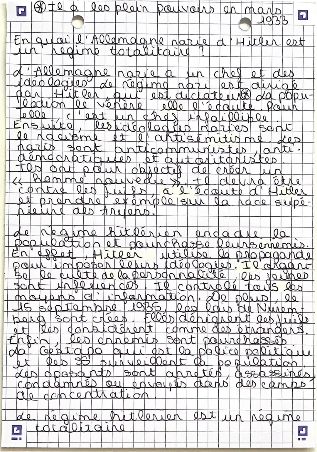 RÉGIMES TOTALITAIRES
En quoi l' URSS de Staline est un
مه total ههقه
Dans I URSS de Staline, il
acteurs
et des idéologies stgohe
prend le po