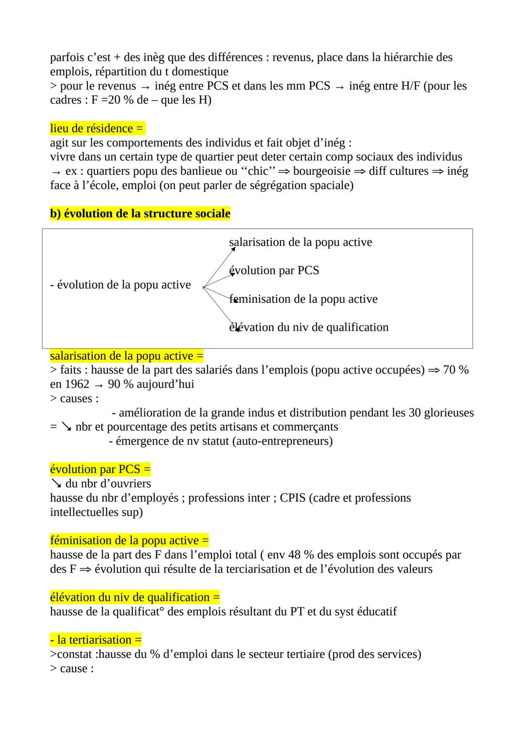 # CHAPITRE 4 SES
COMMENT ANALYSER LA STRUCTURE SOCIALE?
I comment décrire la structure sociale ?
a) c'est quoi ?

def structure/ stratificat