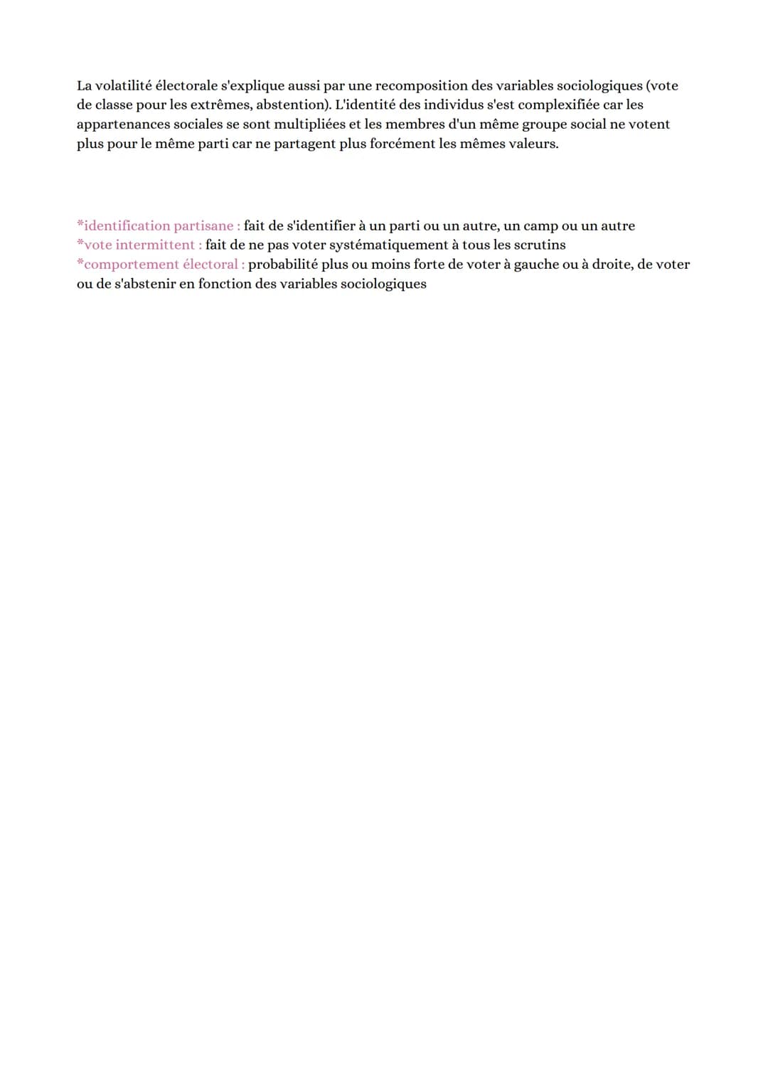 SES Chapitre 5 Voter une affaire individuelle ou collective?
Participation électorale
Électeurs potentiels = nationaux français majeurs joui