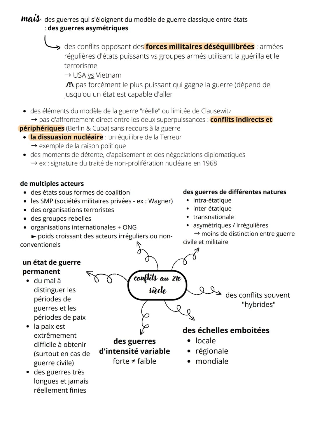 FAIRE LA GUERRE, FAIRE LA PAIX
formes de conflits et tentatives de paix
[del] guerre
selon Larousse : une lutte
armée entre Etat
• selon Cla