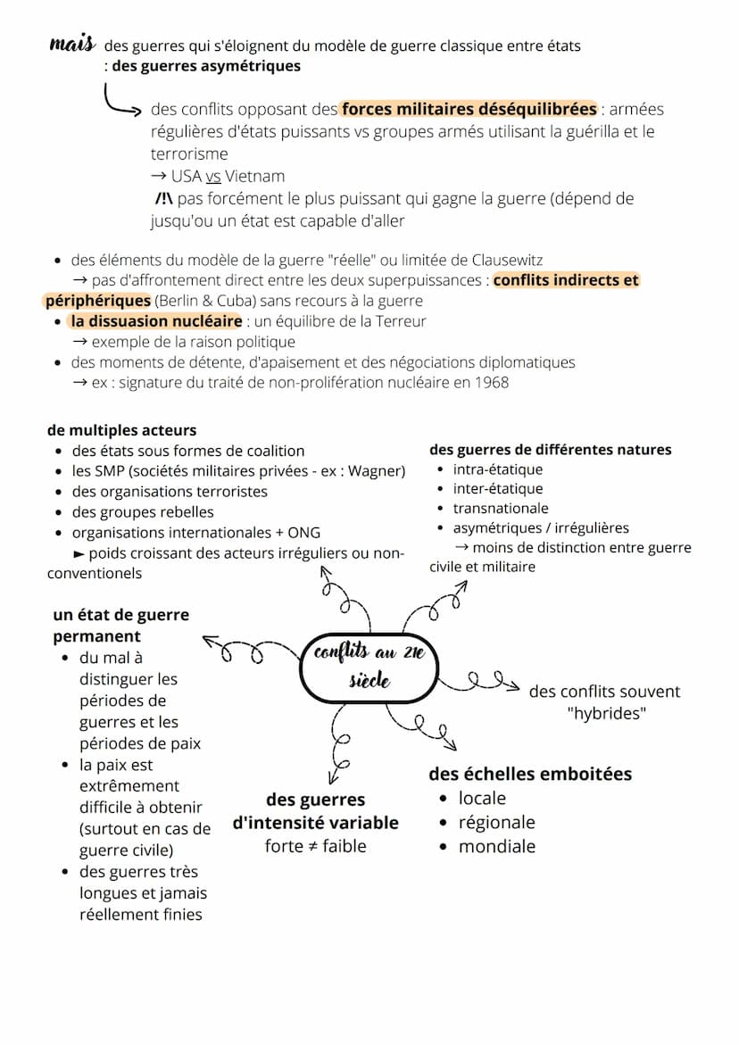 FAIRE LA GUERRE, FAIRE LA PAIX
formes de conflits et tentatives de paix
[del] guerre
selon Larousse : une lutte
armée entre Etat
• selon Cla
