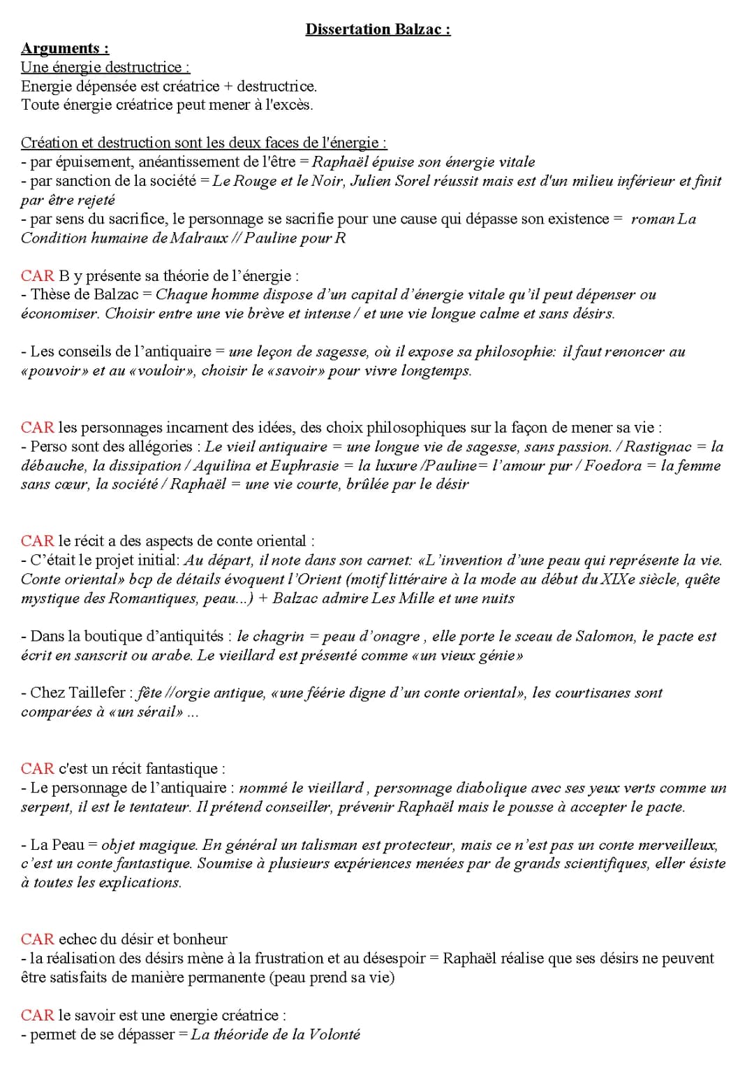 Tout sur La Peau de chagrin: Dissertation, Analyse, et Résumé