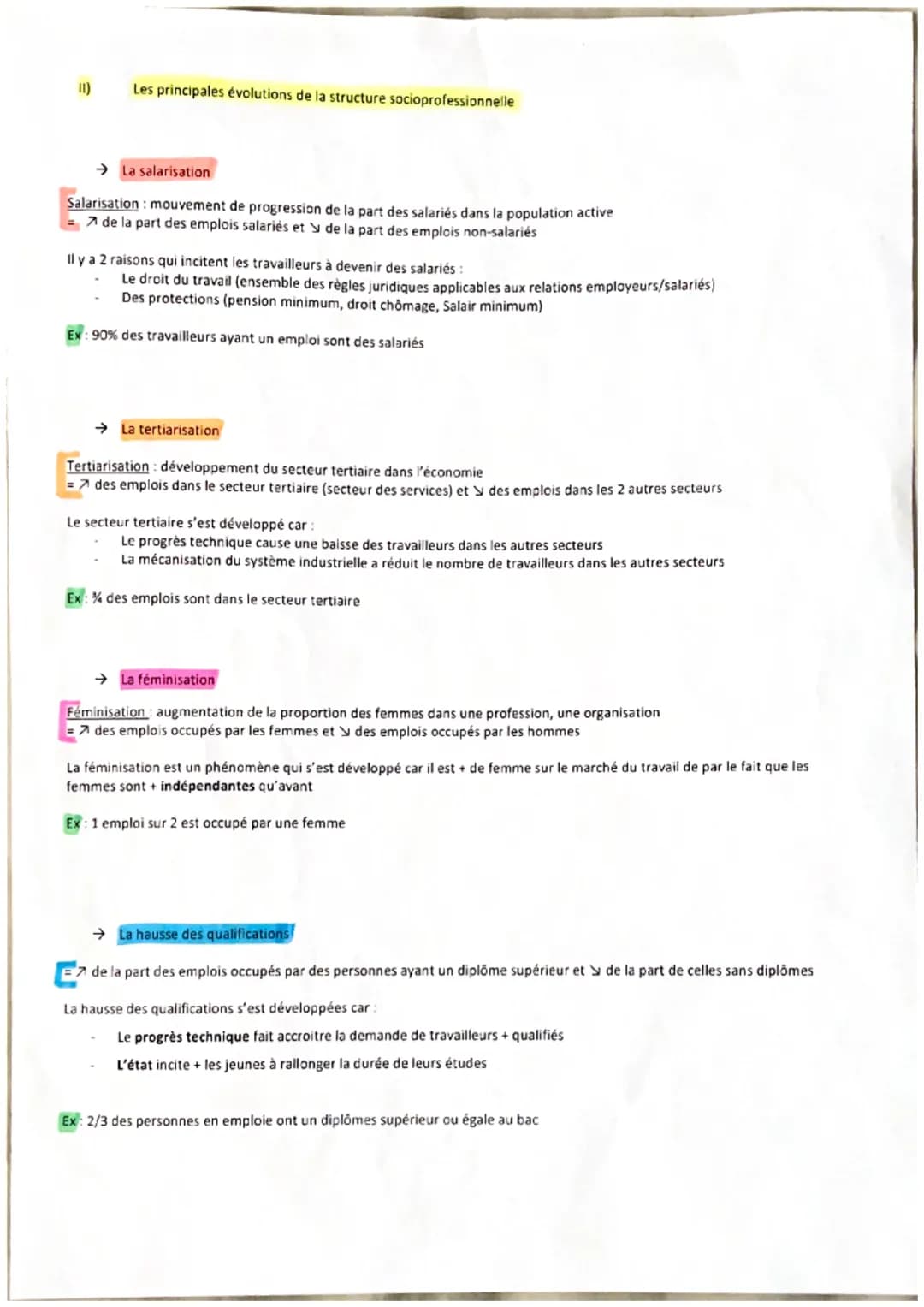 Fiche ses: la structure sociale
Structure sociale: la structure sociale est la façon dont s'organisent et sont hiérarchisés les différents g