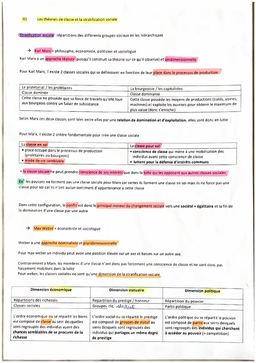 Fiche ses: la structure sociale
Structure sociale: la structure sociale est la façon dont s'organisent et sont hiérarchisés les différents g