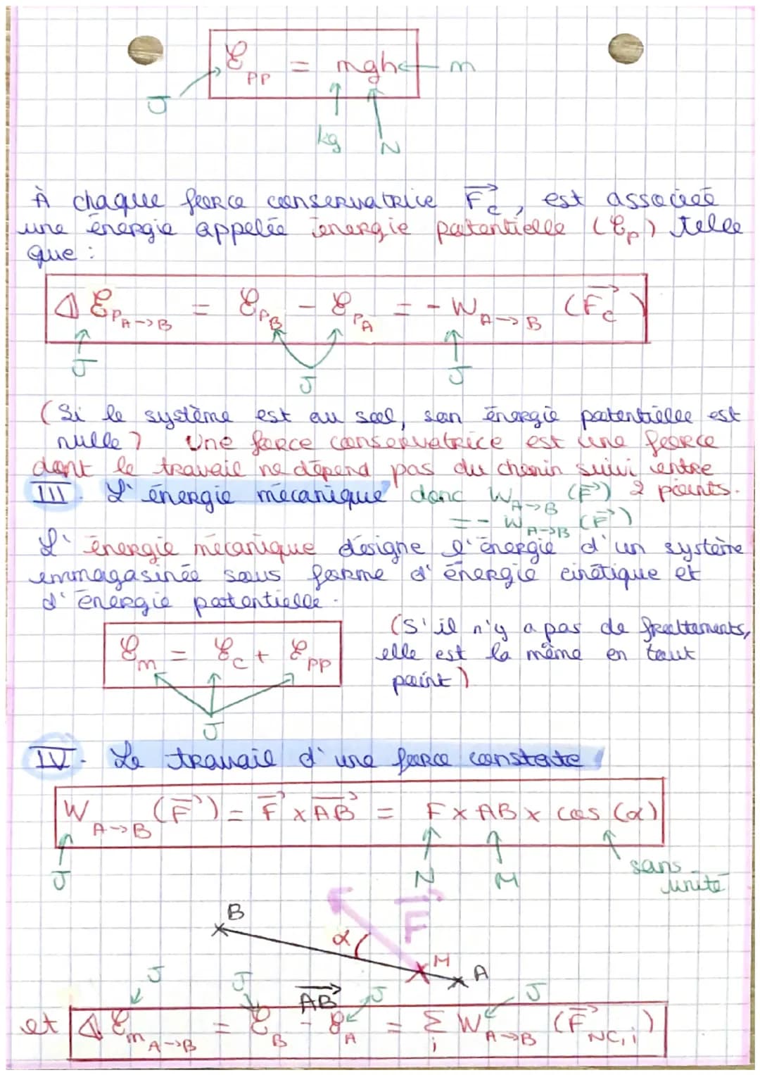 •physique
aspects énergétiques
des phénomènes mécaniques
I. L'énergie cinétique
Un objet en mouvement possède de I energie
cinétique. Cette 