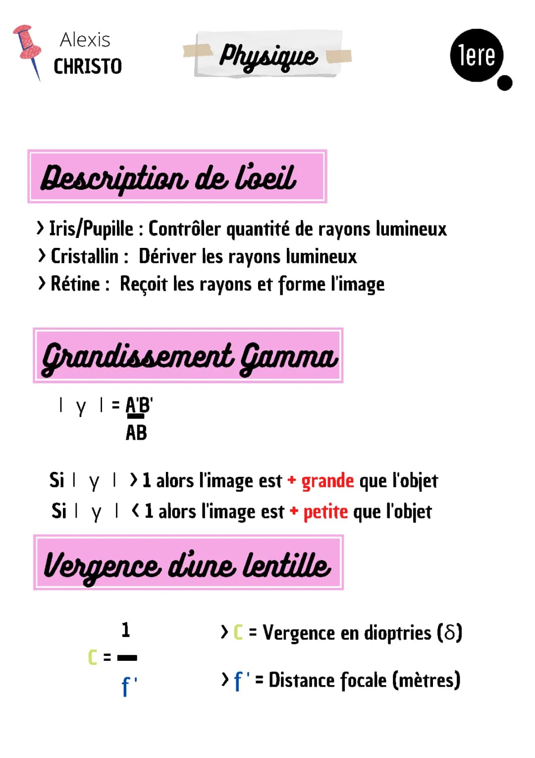 Lumière et images 
