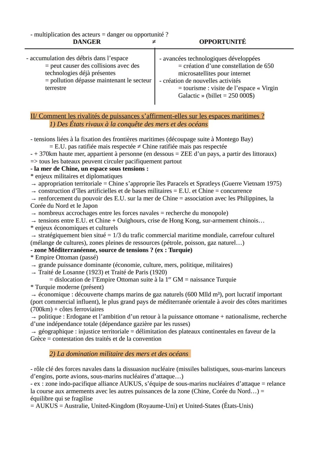 H.G.G.S.P. THÈME 1 : DE NOUVEAUX ESPACES DE CONQUÊTE
INTRODUCTION : OCÉANS ET ESPACES,
QUELLES SPÉCIFICITÉS ?
- curiosité scientifique = l'h