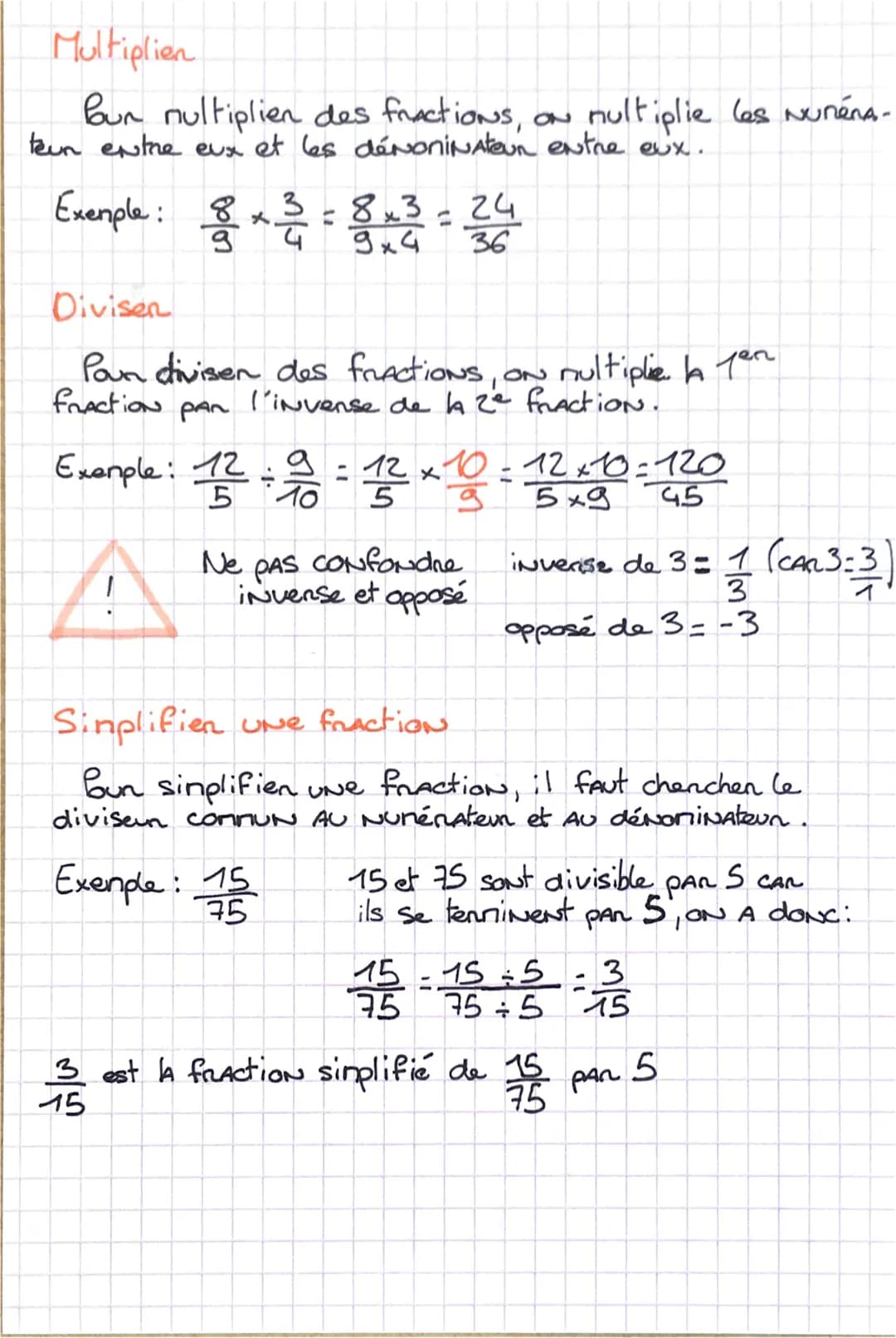 Additionen et soustraine
Pan Additionnen(a soustraine) des fractions N'AgaNt pas
le rêre dénoninateur, il faut :
-
neltre les fractions sur 