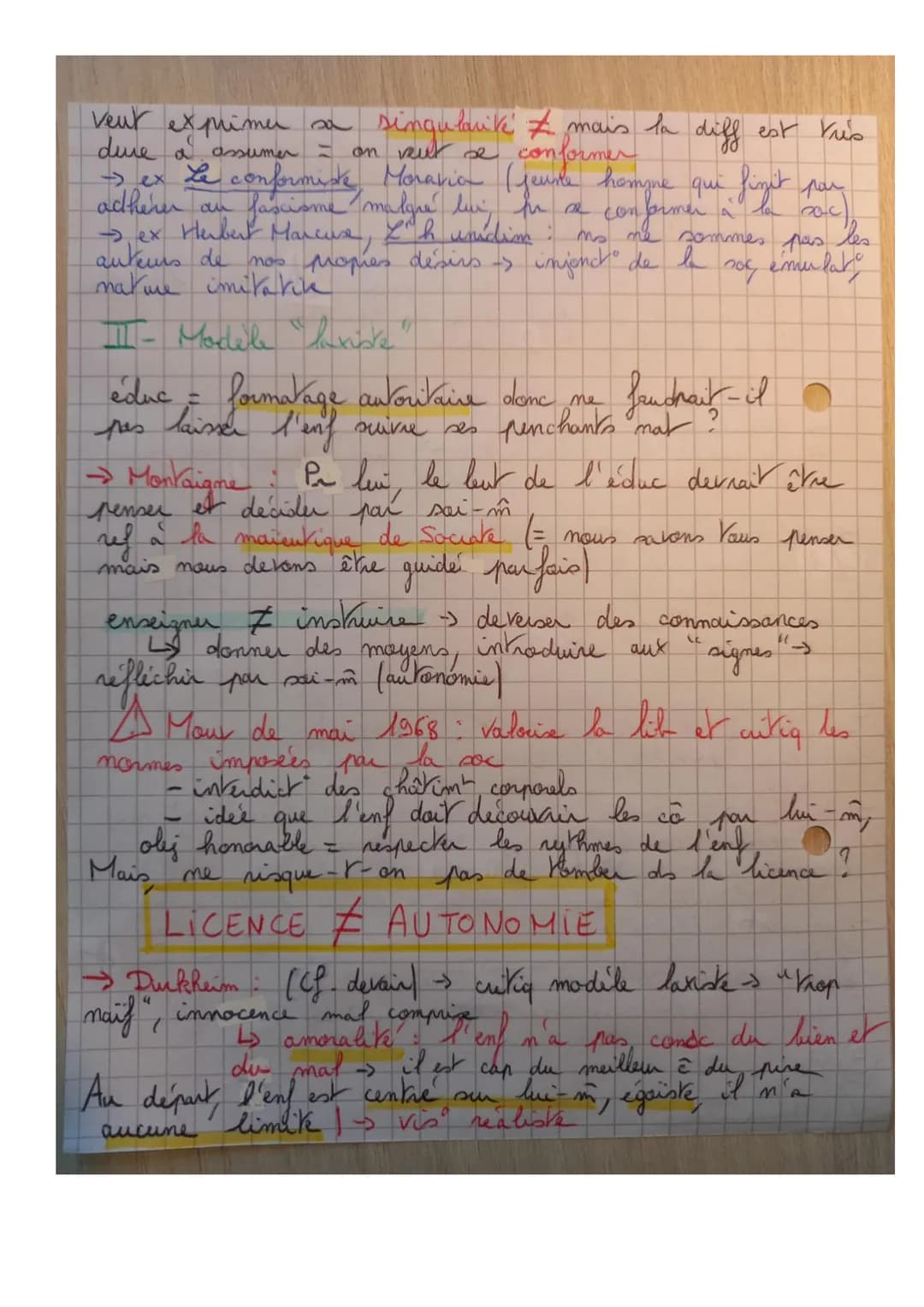 Ⓒ Chap 1: Educate transmission, émancipat
-> éduc = former 2 concept inne –
un
enf informe = pas d'instint
anim
7
enfance
↓
age de l'instruc
