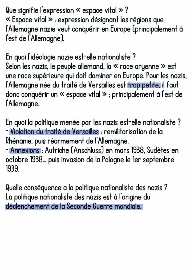 Histoire
Allemagne nazie avec Hitler
1. Les causes de l'arrivée au pouvoir des nazis : les crises des
années 1930
@avoirsonbrevet
Quelles so