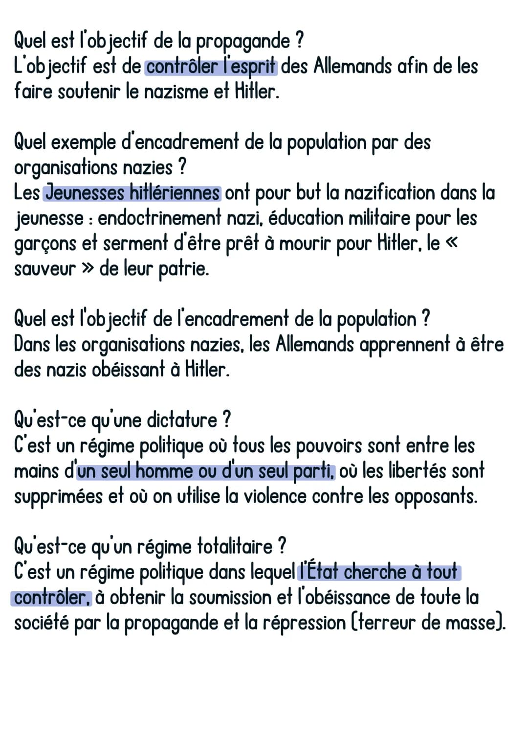 Histoire
Allemagne nazie avec Hitler
1. Les causes de l'arrivée au pouvoir des nazis : les crises des
années 1930
@avoirsonbrevet
Quelles so