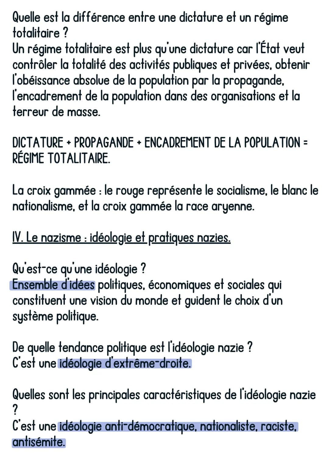 Histoire
Allemagne nazie avec Hitler
1. Les causes de l'arrivée au pouvoir des nazis : les crises des
années 1930
@avoirsonbrevet
Quelles so