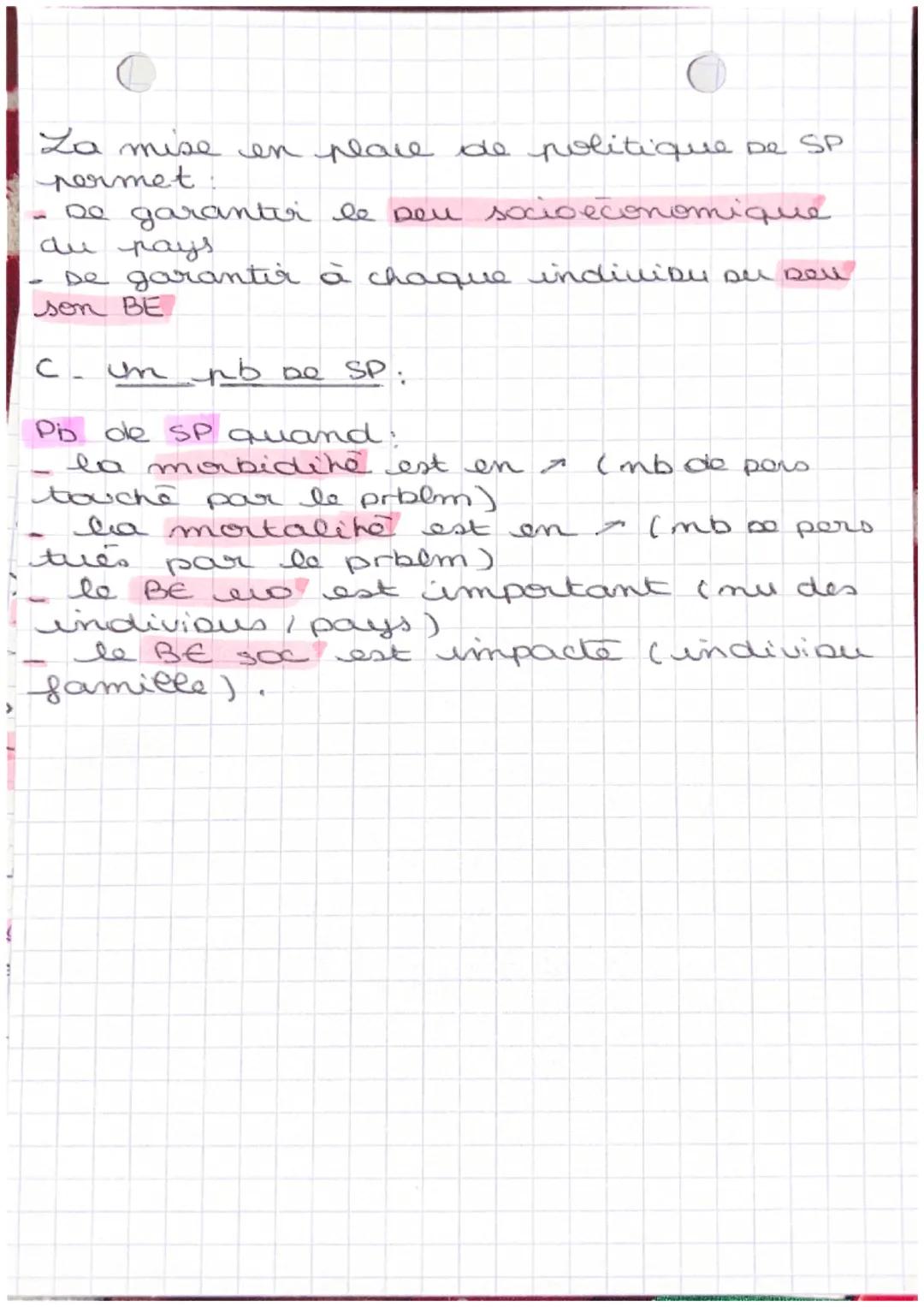 Sante Social
partie
Chapitre 1
de la santé des indivious,
à la santé des populations.
I LA SANTE INDIVIDUELLE
1
+
A. Definition de la santé: