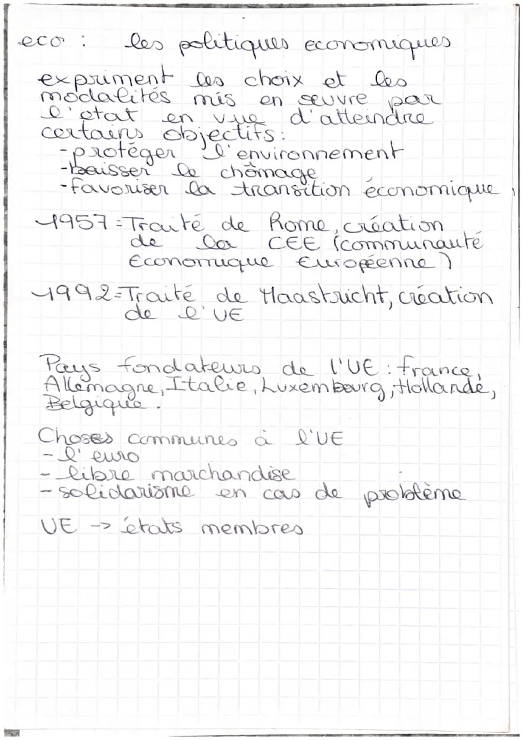 Pes politiques économiques
Densemble des décisions des pouvoirs
publiques afin de réguler
I'activité économique et atteindre
•conjoncturelle