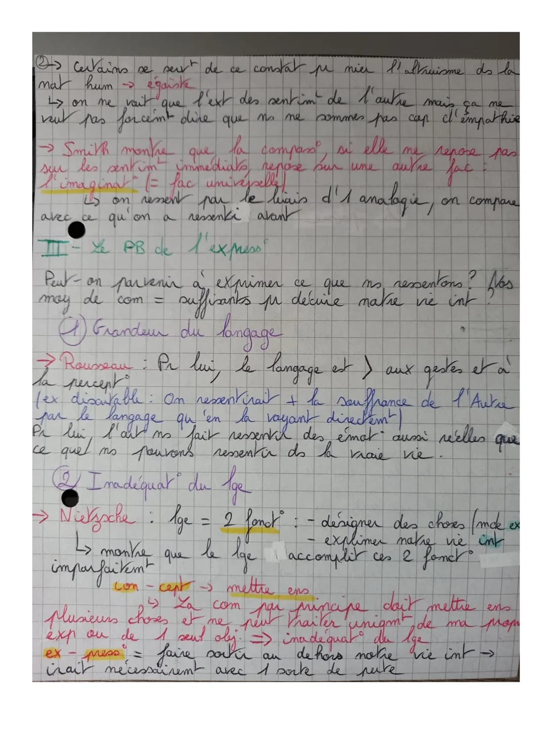 Ⓒ Chap 2: Les expressions de
Les expressions de la sensibilit
le
?
9 sur
A partir du XVII's on se
-3 dut de l'introspect; mour por lal
cherc