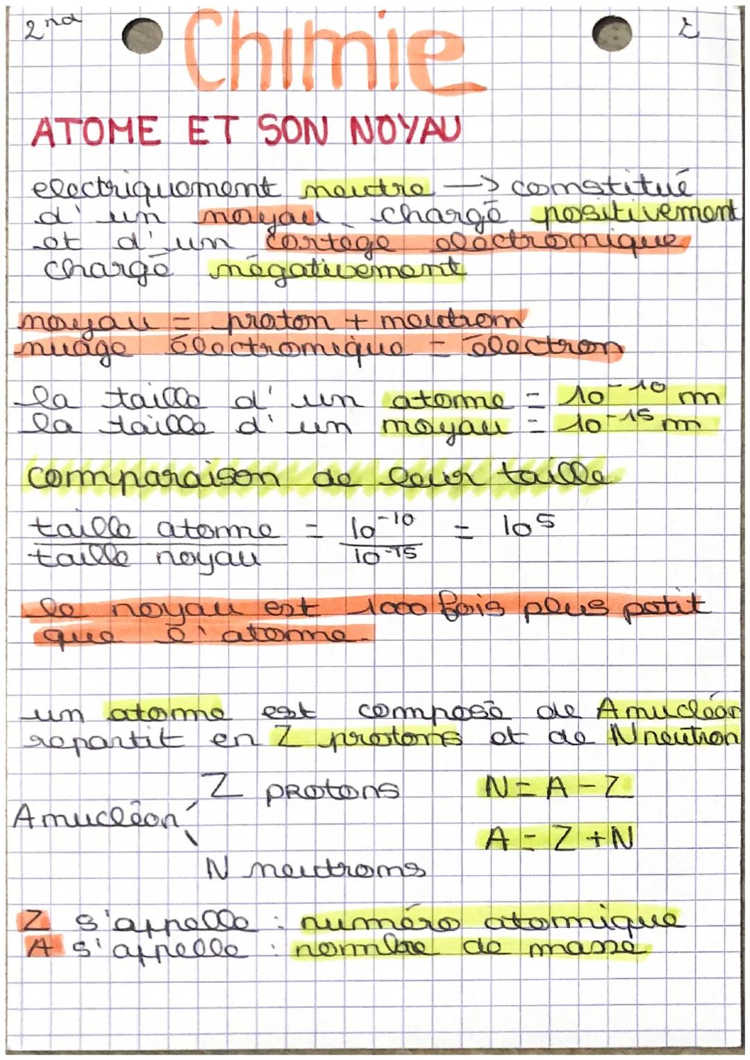 no
2
Chimie
ENTITÉS CHIMIQUES
un atome
atome: plus petite entite chi-
miques electriquement
neutre
Cexemple Cu -> métal cuivre)
une molécule