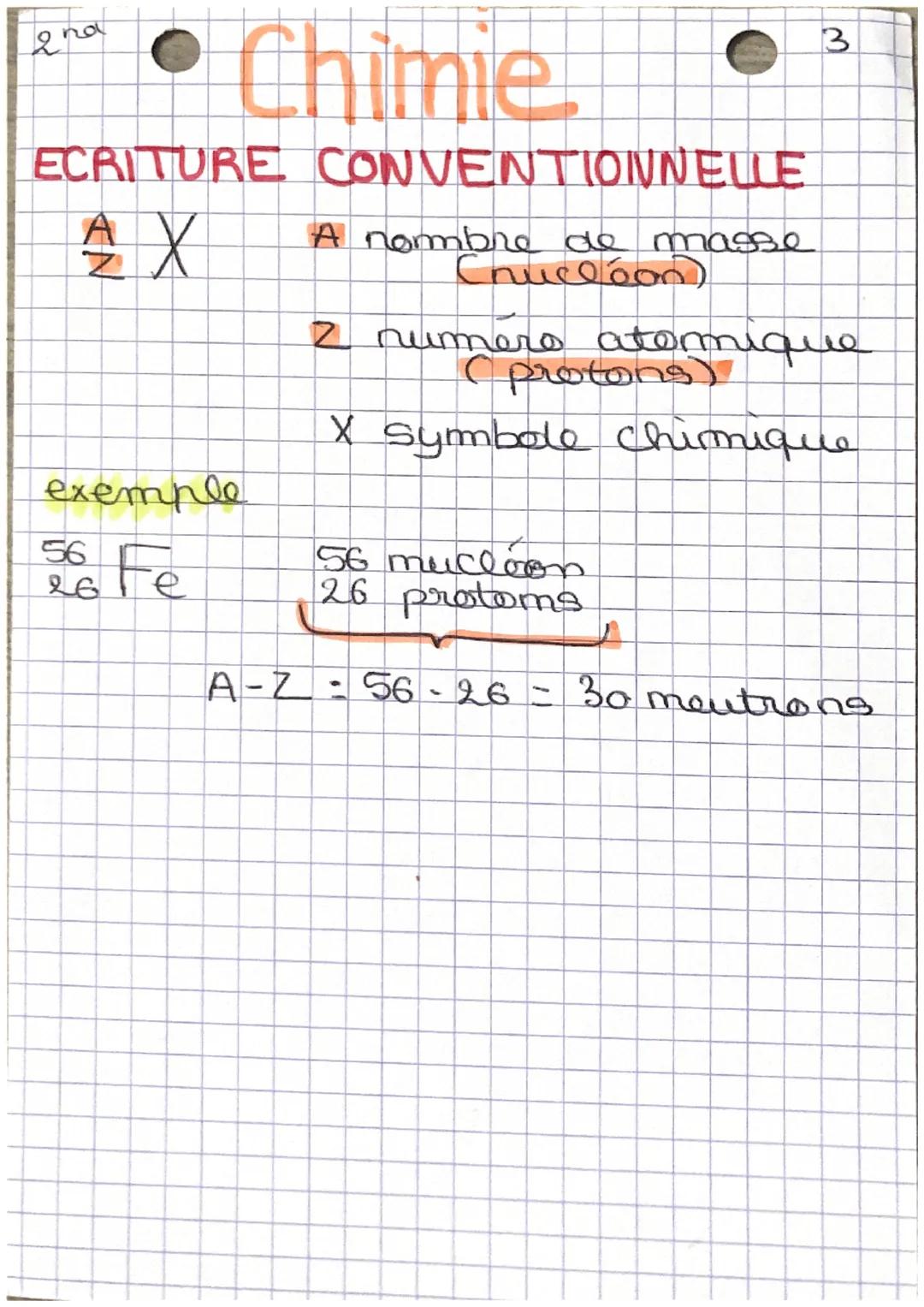 no
2
Chimie
ENTITÉS CHIMIQUES
un atome
atome: plus petite entite chi-
miques electriquement
neutre
Cexemple Cu -> métal cuivre)
une molécule