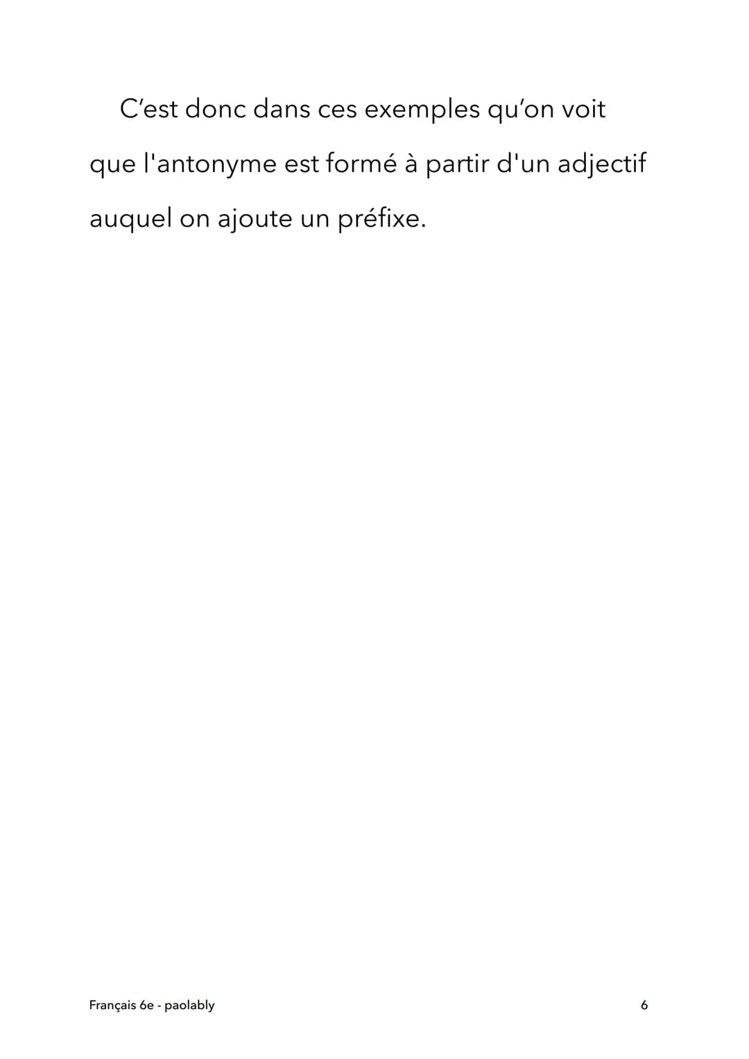 Français 6e
Synonymes et antonymes
Français 6e - paolably
@paolably
knowunity
1 Synonymes
Définition: On appelle « synonymes >> deux
mots de