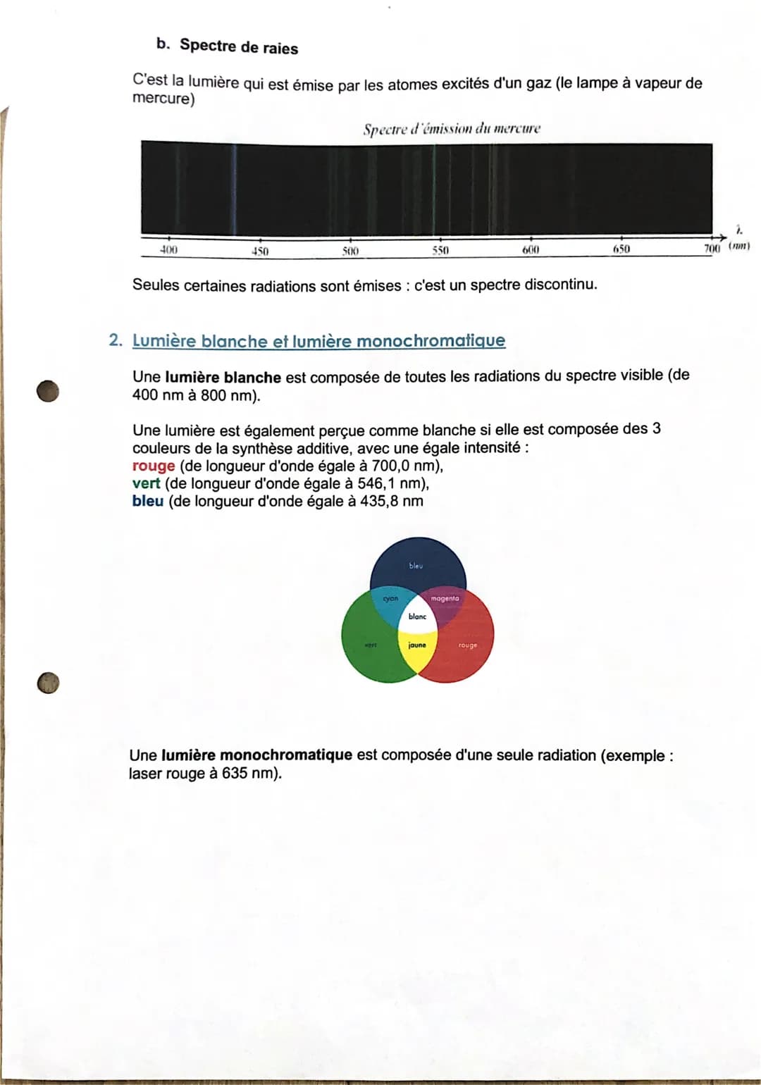 WORKING
Thématique 3 Ondes et signaux
I- Propagation de la lumière
1. Propagation rectiligne
La lumière se propage en
ligate twile.... dans 