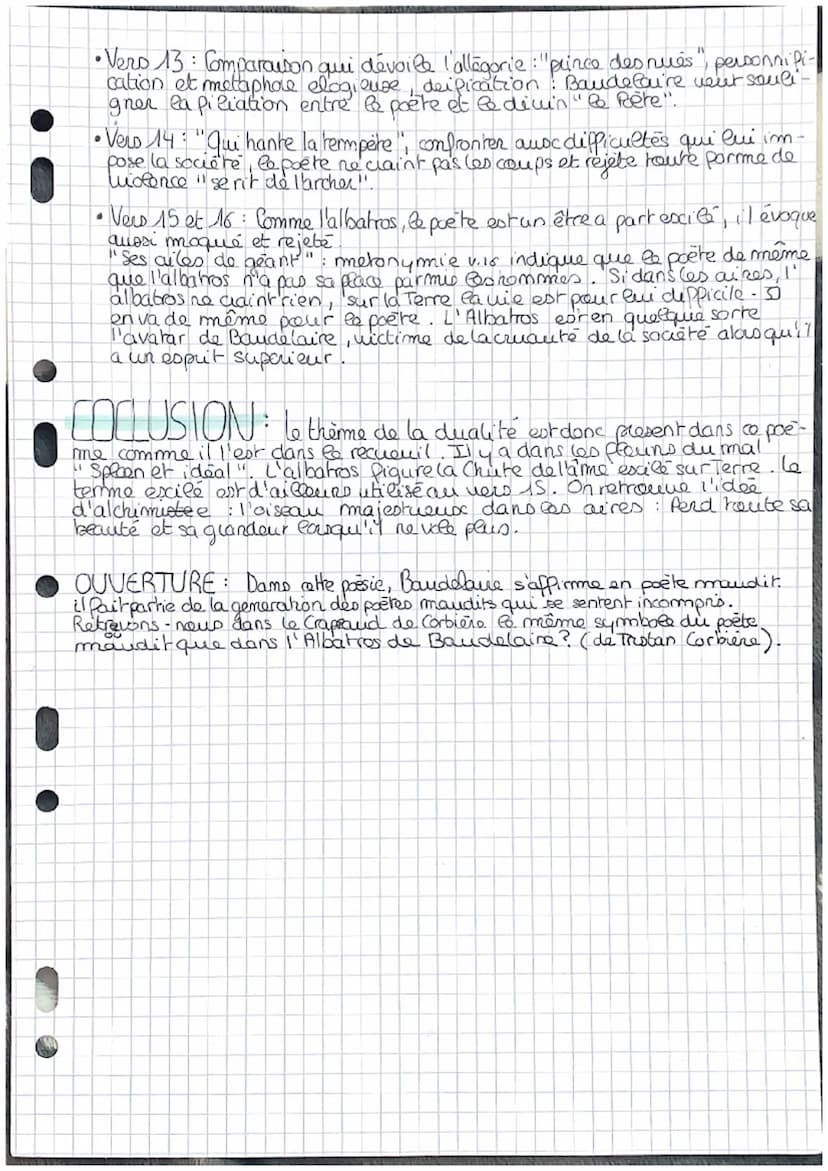 Leve
T
6
"L'Albatros"
INTRO: Baudelaire
Baudelaire est un poète de la modernité qui puble son
grand recueil Les fleurs du mal en 1857, publi