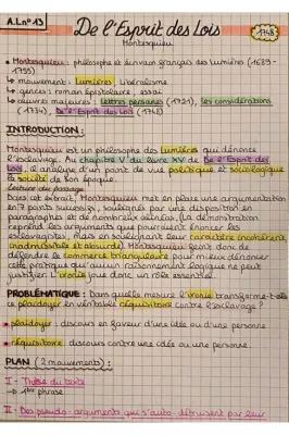 Know Analyse linéaire : De l’Esprit des Lois, Montesquieu thumbnail