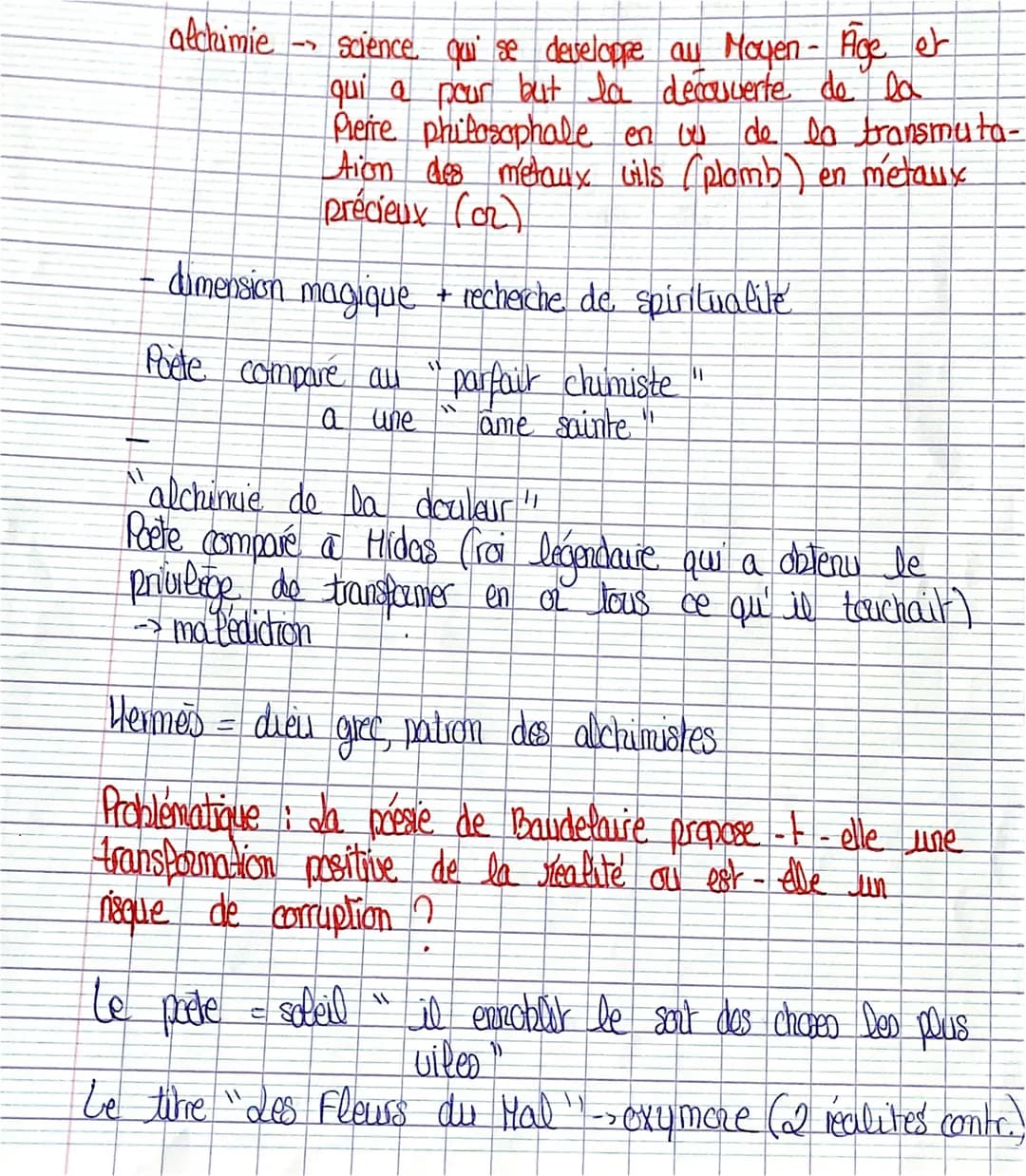 alchimie science qui se developpe au Moyen-Age et
qui a pour but la découverte de la
Pierre philosophale en o de la transmuta-
tion des méta
