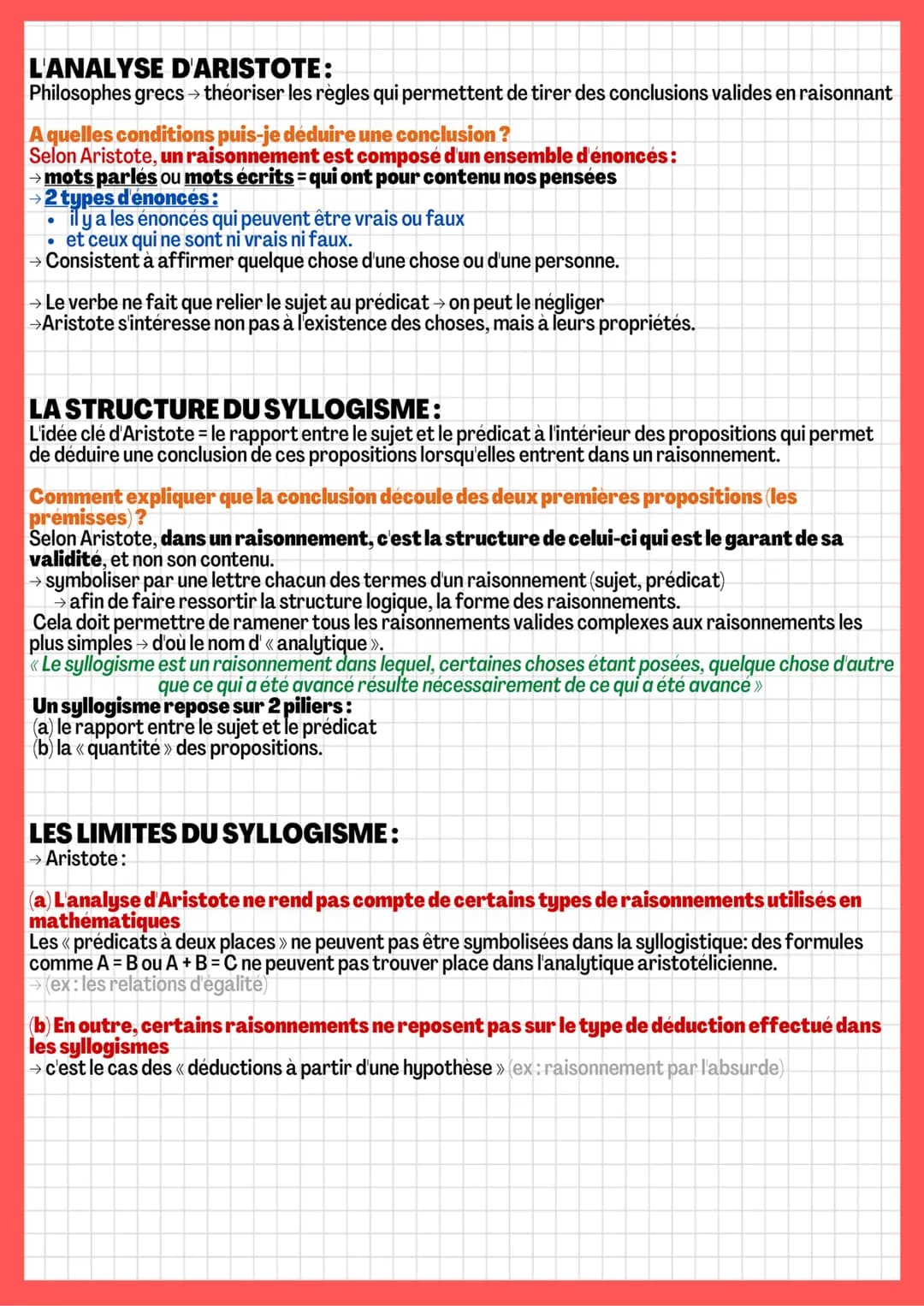 LA RAISON
Introduction:
→ Accorder à la raison la place centrale.
tradition: (ce qui est transmit)
religions/croyances
↳coutumes
→vérité = t