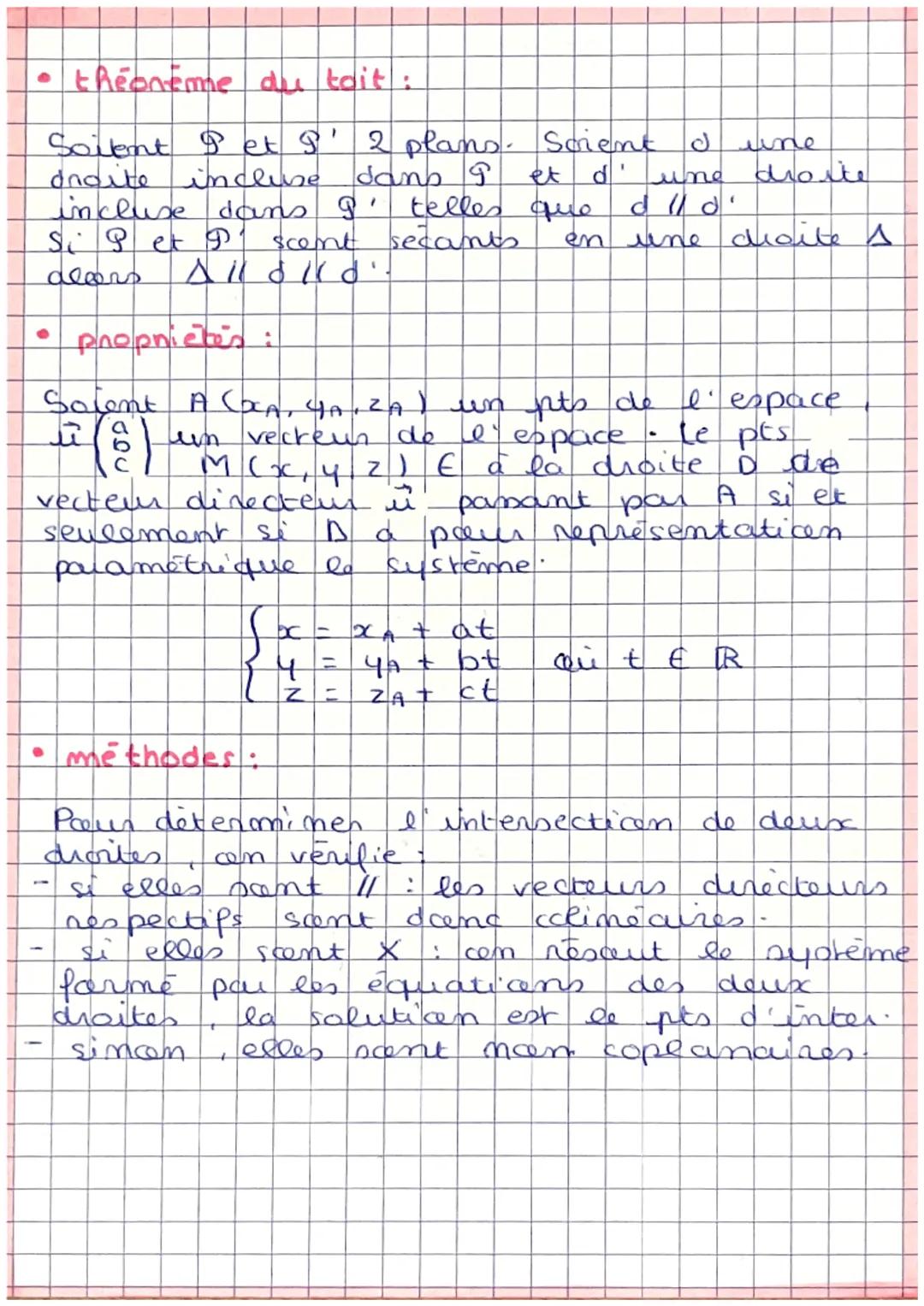 # vecteurs de l'espace

- propriétés:

Scrent A, B, C et D 4 pts de l'espace.

- règle du parallélogramme :

$
\overrightarrow{AB}+ \overrig
