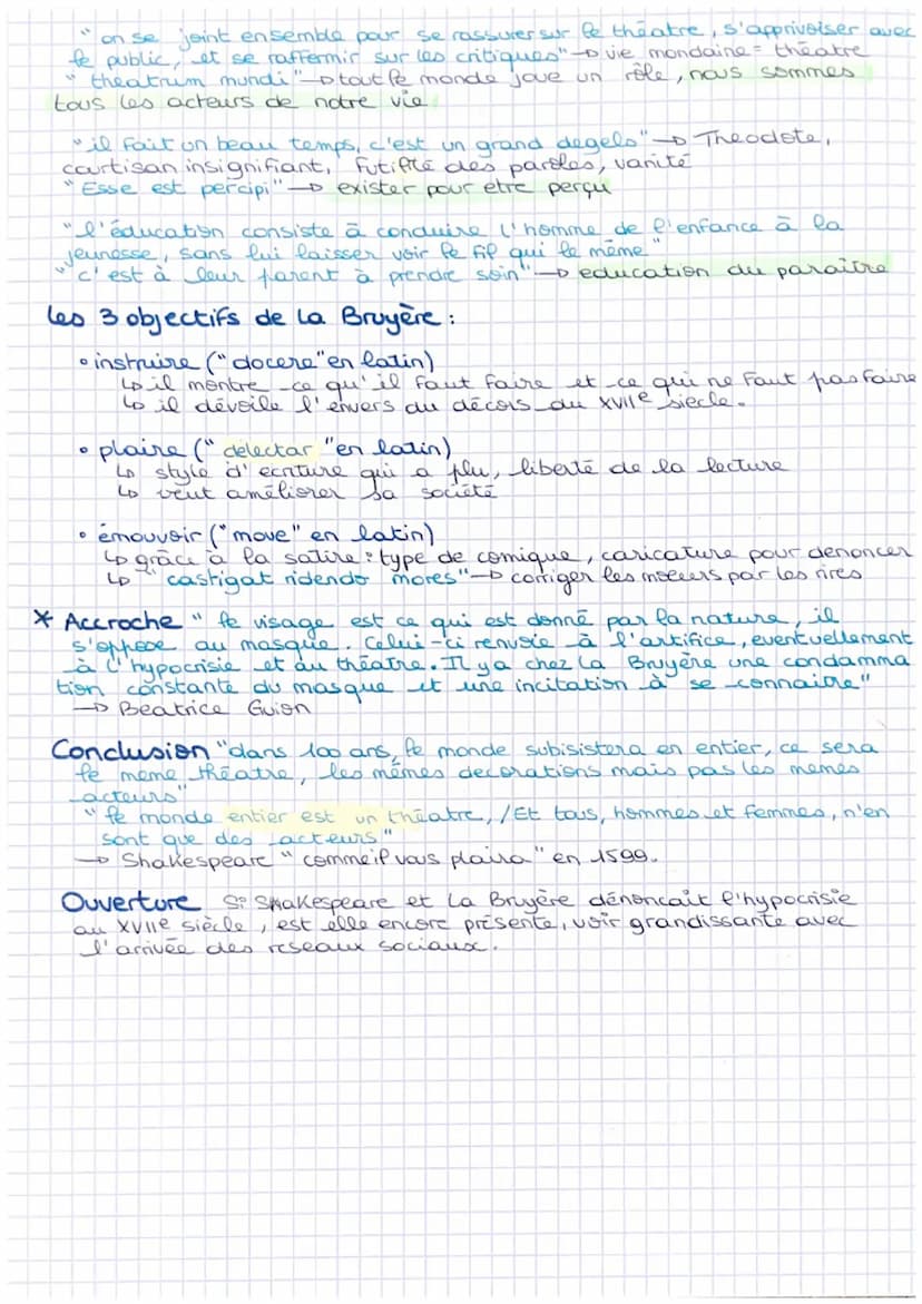 *
-dissertation: Les Caractères-
- litterature d'idées.
introduction: Les Caractères, ouvrage publie 1688, a pour objectif.
en leur donnant 