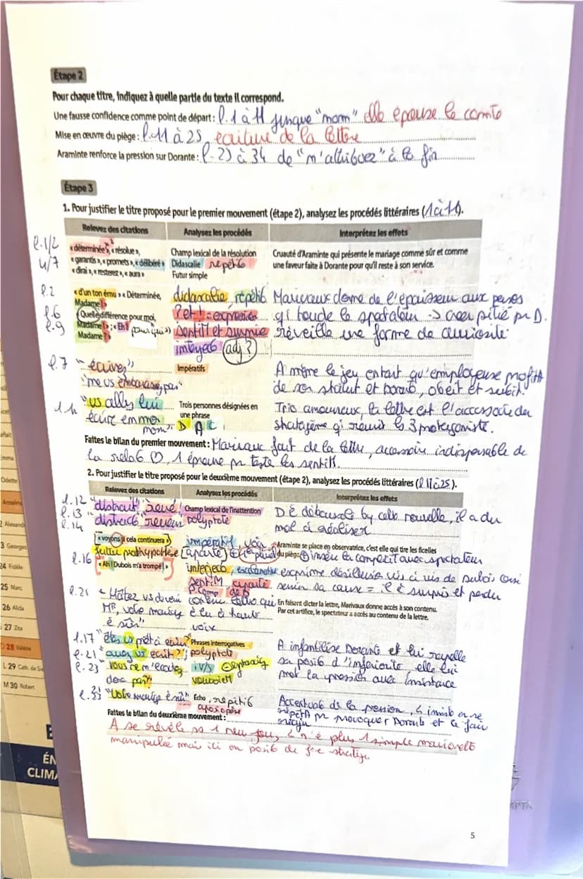 TEXTE 2: ACTE 2 SCÈNE 13
ARAMINTE - [-][J]e suis déterminée à épouser le Comte.
DORANTE, d'un ton ému. - Déterminée, Madame!
3 ARAMINTE-Oui,