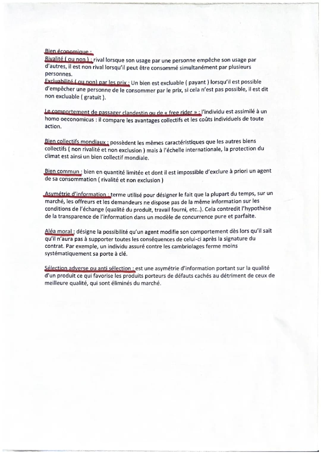 Chapitre 3
Allocation optimale des ressources; situation où les ressources disponibles dans une
économie (principalement le travail, le capi
